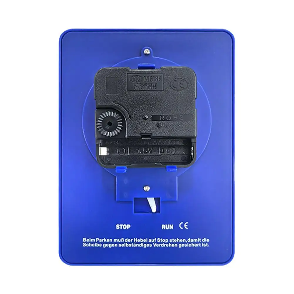 Digital Parking Timer Plastic Parking Clock Signboard Blue Portable Clock Tool For Parking Enforcement Meters Car Accessories